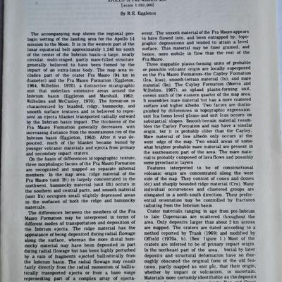 Books Life Man on the moon, Astronauts, Geologic maps of the Fra Mauro Region of the Moon, Appolo 14 pre mission