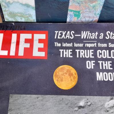 Books Life Man on the moon, Astronauts, Geologic maps of the Fra Mauro Region of the Moon, Appolo 14 pre mission