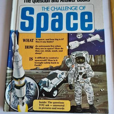 JPL Return to Mar's Hot Wheels Action pack, Books on Space, Trading cards, and Geological maps of the Descartes Region of the moon