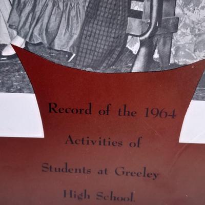 Greeley Spud 1964 yearbook, and 1970 Coloradoan Yearbook