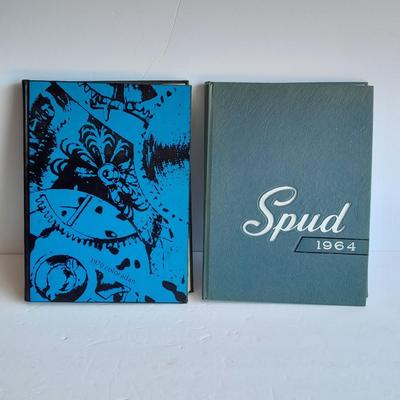 Greeley Spud 1964 yearbook, and 1970 Coloradoan Yearbook