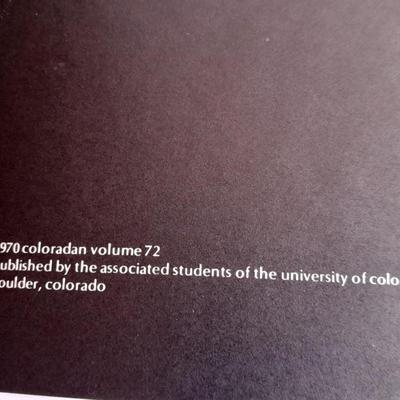 Greeley Spud 1964 yearbook, and 1970 Coloradoan Yearbook