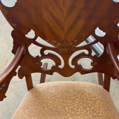 Antique Hand Carved Rocking Chair