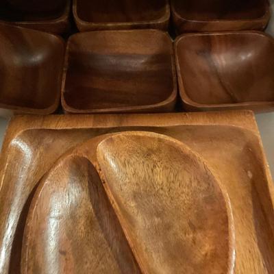 Vintage Wood Trays and Bowls