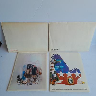 1976 & 1977 United States Postage Stamps Mint sets unopened