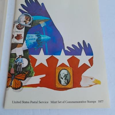 1976 & 1977 United States Postage Stamps Mint sets unopened