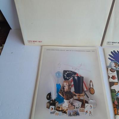1976 & 1977 United States Postage Stamps Mint sets unopened