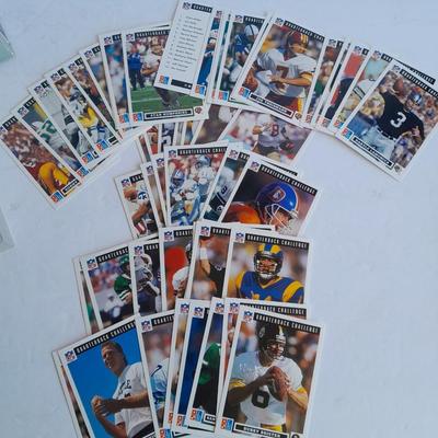 Football trading cards, NFL 1991 Upper Deck High number series and more