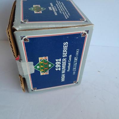 Football trading cards, NFL 1991 Upper Deck High number series and more