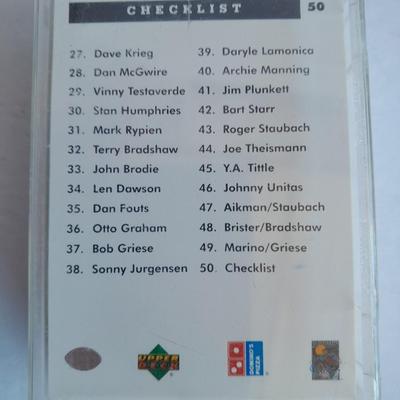 Football trading cards, NFL 1991 Upper Deck High number series and more
