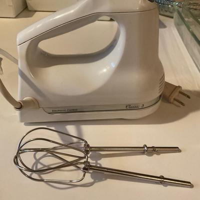 KitchenAid Hand Mixer.