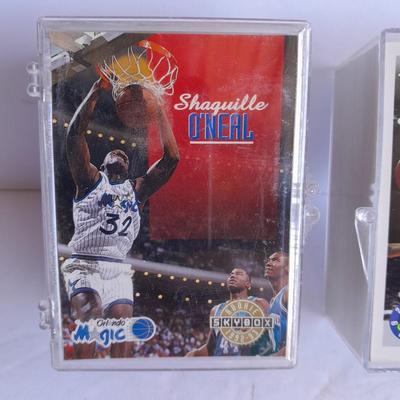 Basketball Trading cards in plastic boxes Shaquille O'Neal and more