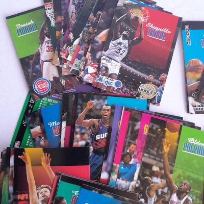 Basketball Trading cards in plastic boxes Shaquille O'Neal and more