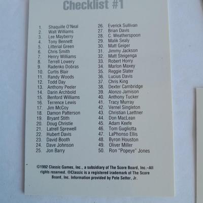 Basketball Trading cards in plastic boxes Shaquille O'Neal and more