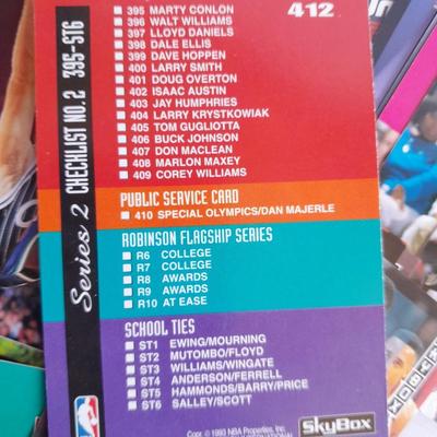Basketball Trading cards in plastic boxes Shaquille O'Neal and more