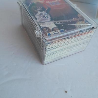 Two plastic boxes with Basketball trading cards, Shaquille O'neal and many others!