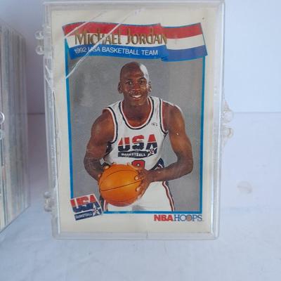 Two plastic boxes with Basketball trading cards, Shaquille O'neal and many others!