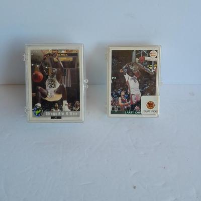 Basketball trading cards in small plastic boxes, Sealed with COA Front Row Draft picks