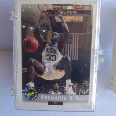 Basketball trading cards in small plastic boxes, Sealed with COA Front Row Draft picks