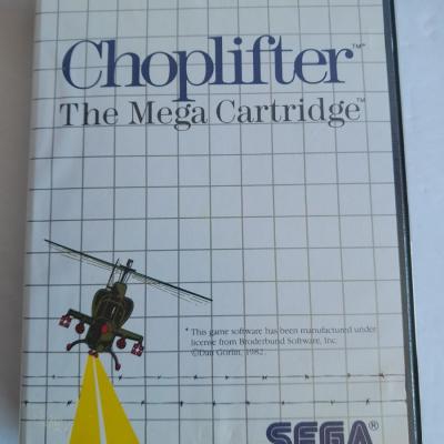 SEGA System power base Model 3000 with Choplifter Mega Cartridge