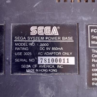 SEGA System power base Model 3000 with Choplifter Mega Cartridge