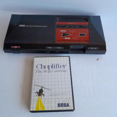SEGA System power base Model 3000 with Choplifter Mega Cartridge
