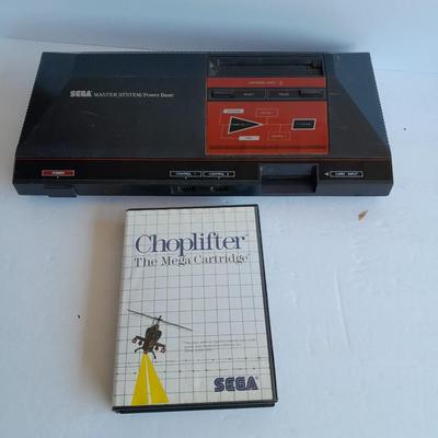 SEGA System power base Model 3000 with Choplifter Mega Cartridge