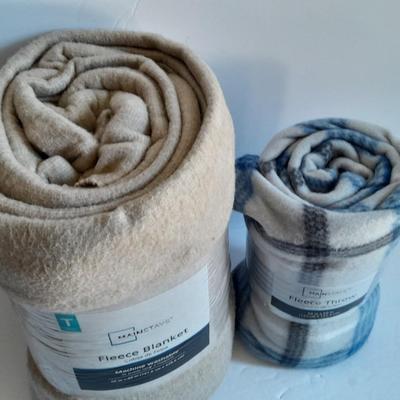 Brand new Fleece blankets 66x90 and 50"x60"