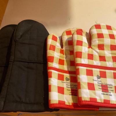 Oven mitts.