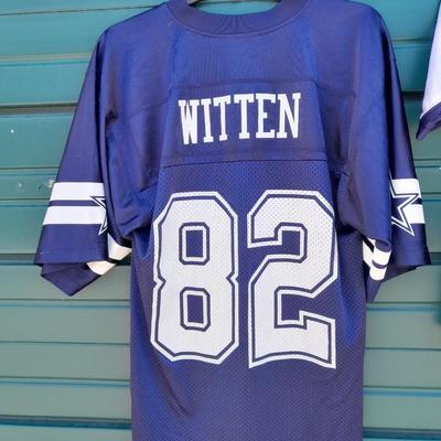 Reebok Vintage collection NFL Size Large Sports Jersey Witten and small Child's sized Jersey # 82