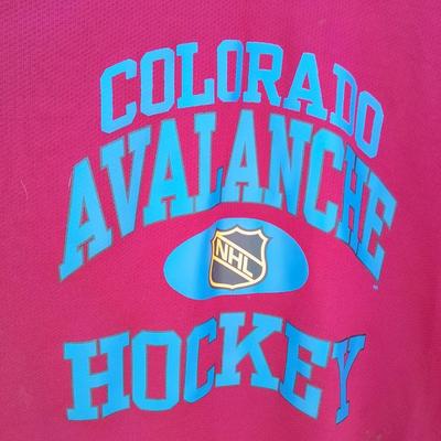 Two NHL Colorado Avalanche Jerseys size XL