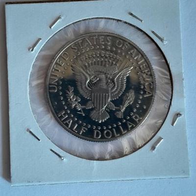 Six Kennedy Half Dollars 1964, 1983, 1984, 1985, 1986, and 1989