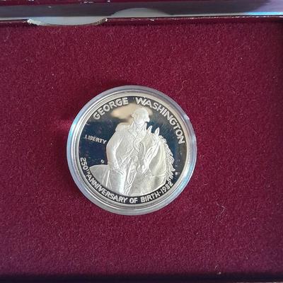 1981 & 1982 George Washington Commemorative Proof Silver Half Dollar sets