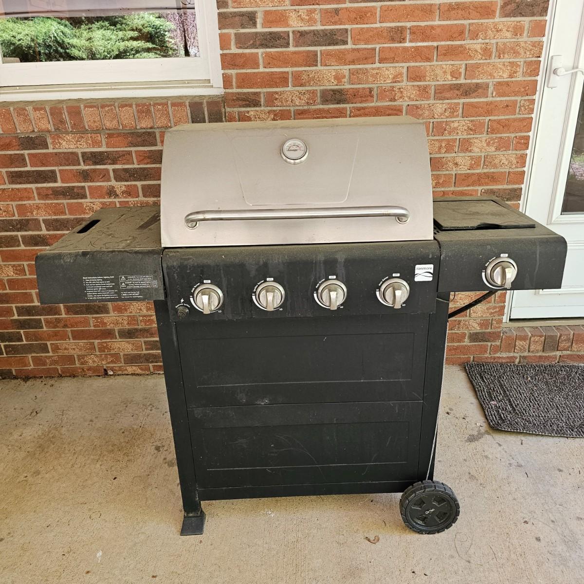 Kenmore elite 5 burner gas grill hotsell