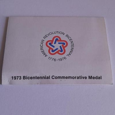 1973 Bicentennial Commemorative Silver Medal, American Revolution