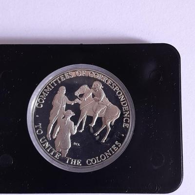 1973 Bicentennial Commemorative Silver Medal, American Revolution