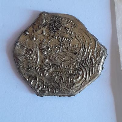 Pirate Gold Doubloon Coin with paperwork