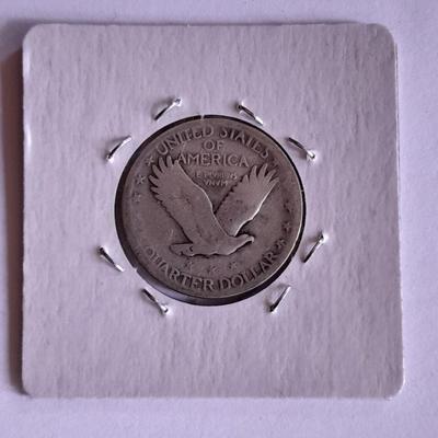 Standing Liberty Quarter Dollar