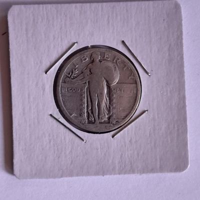 Standing Liberty Quarter Dollar