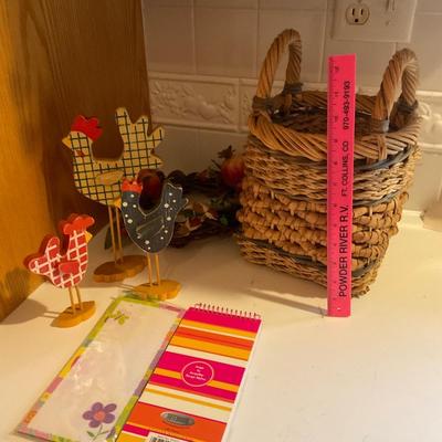 Miscellaneous Basket and Decor