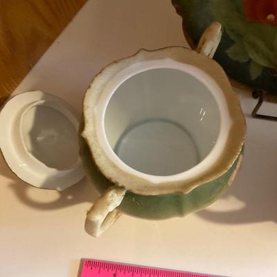 Antique Bavaria Dish, Sugar Bowl and Creamer.