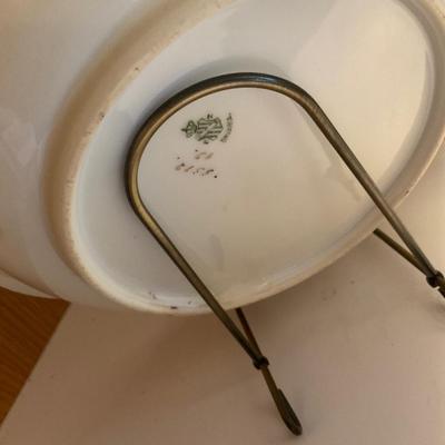 Antique Bavaria Dish, Sugar Bowl and Creamer.