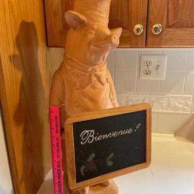 Chef Pig/ menu