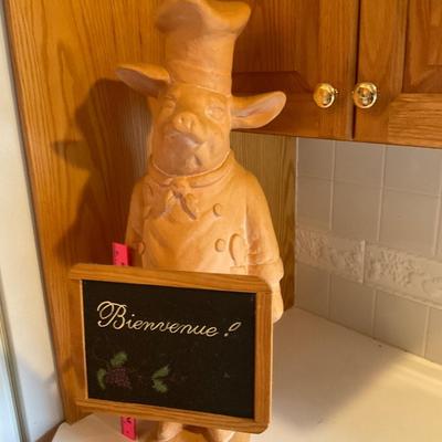 Chef Pig/ menu