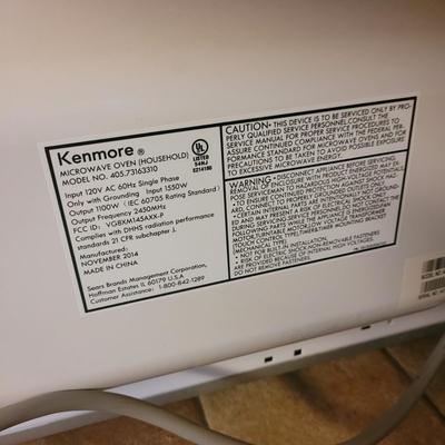 Kenmore Microwave Oven (1K-CE)