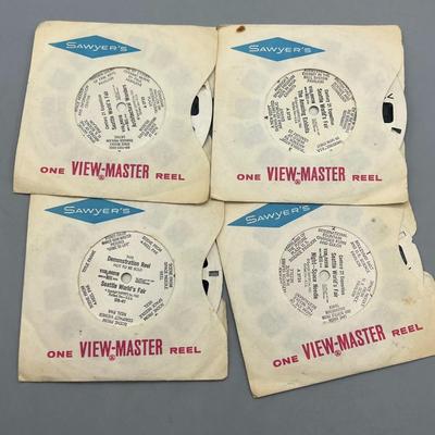 Vintage Sawyer's One View-Master Seattle World's Fair Demonstration Picture Reels