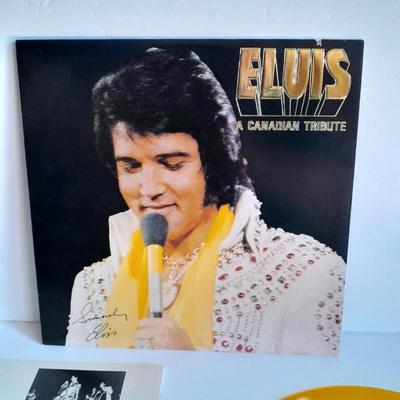 Vintage Elvis Presley A Canadian Tribute Special Gold Album LP Vinyl 12" Record
