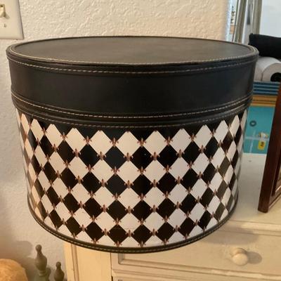 Decorative Box With Folding Mirror.