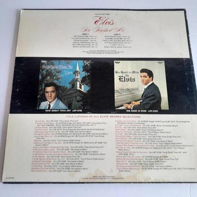 Two Elvis Presley Vinyl Albums 12" Record LP "He touched me" and "It happened at the World Fair"