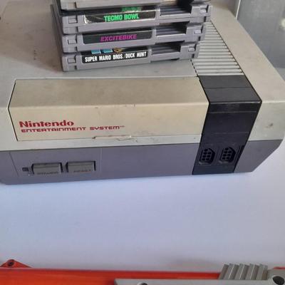 NES Nintendo Power Set Power Pad with Games, Gun, and Nintendo console